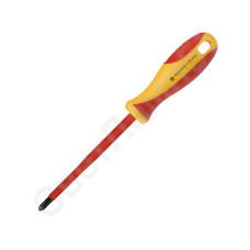 Отвертка диэлектрическая крестовая PH2*100, до 1000В, VDE, Smartbuy Tools Отвертка диэлектрическая крестовая PH2*100, до 1000В, VDE, Smartbuy Tools