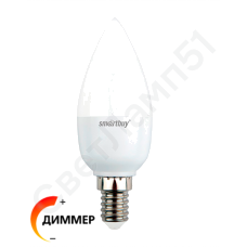 Лампа Диммер E14 свеча 7w 3000K, Smartbuy Лампа Диммер E14 свеча 7w 3000K, Smartbuy