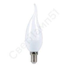Лампа E14 свеча на ветру 9,5w 6000K, Smartbuy