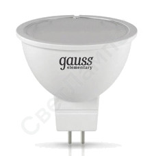 Лампа GU5.3 11w 6500K, 850 Лм, GAUSS Elementary Лампа GU5.3 11w 6500K, 850 Лм, GAUSS Elementary
