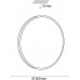 Люстра потолочная 3012/DL SN 046 LED 48Вт 3000-6000K D380 IP43 пульт ДУ LampSmart SMALLI